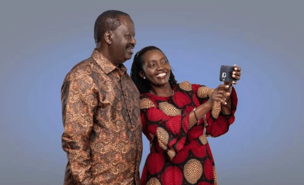 Martha Karua and Raila Odinga