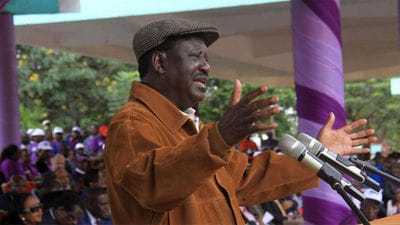 Raila Odinga.