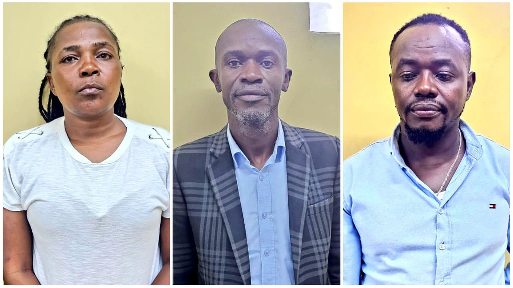Thugs arrested by police in Nairobi 