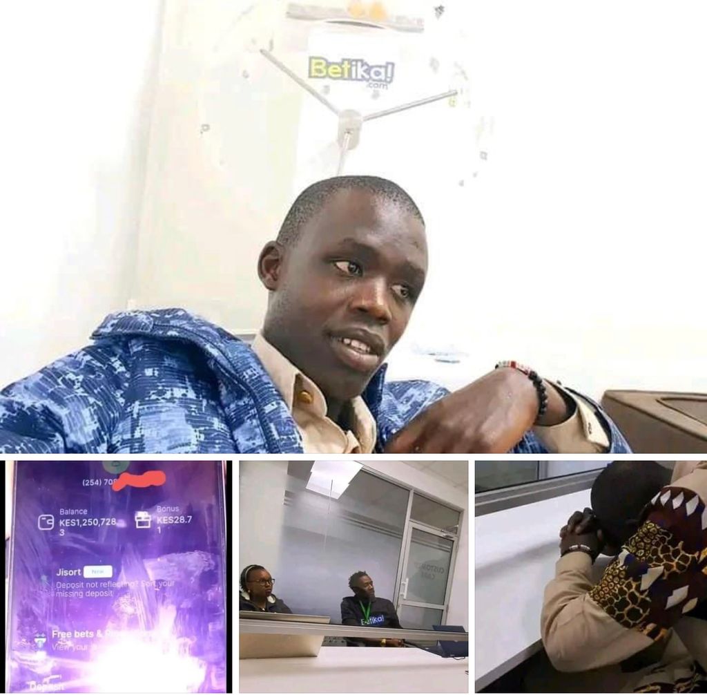 Kiptoo when he stormed the Betika offices.