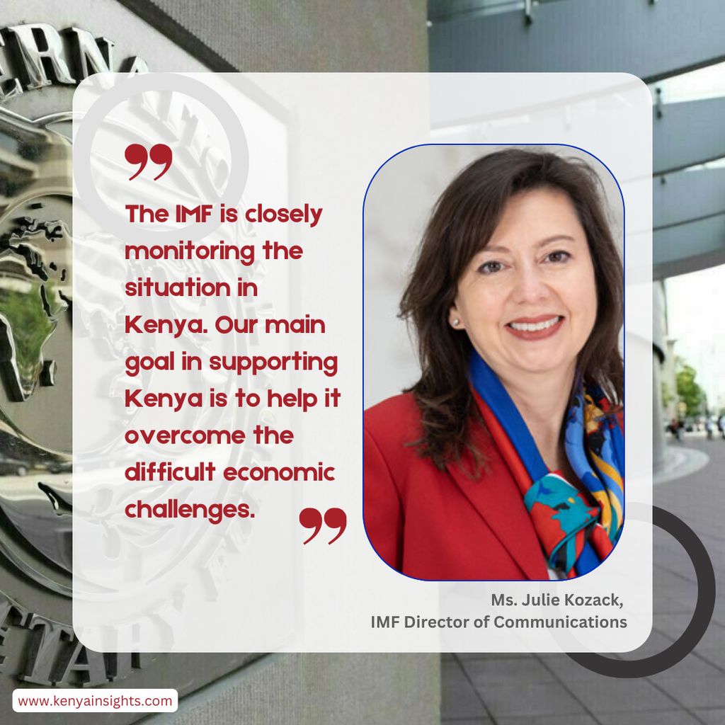 IMF and Kenya protests