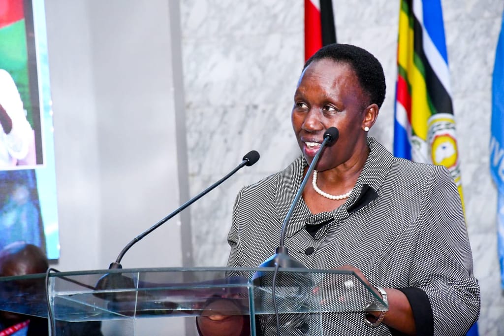 Prof. Margaret Jesang’ Hutchinson , the acting Vice Chancellor of the University of Nairobi