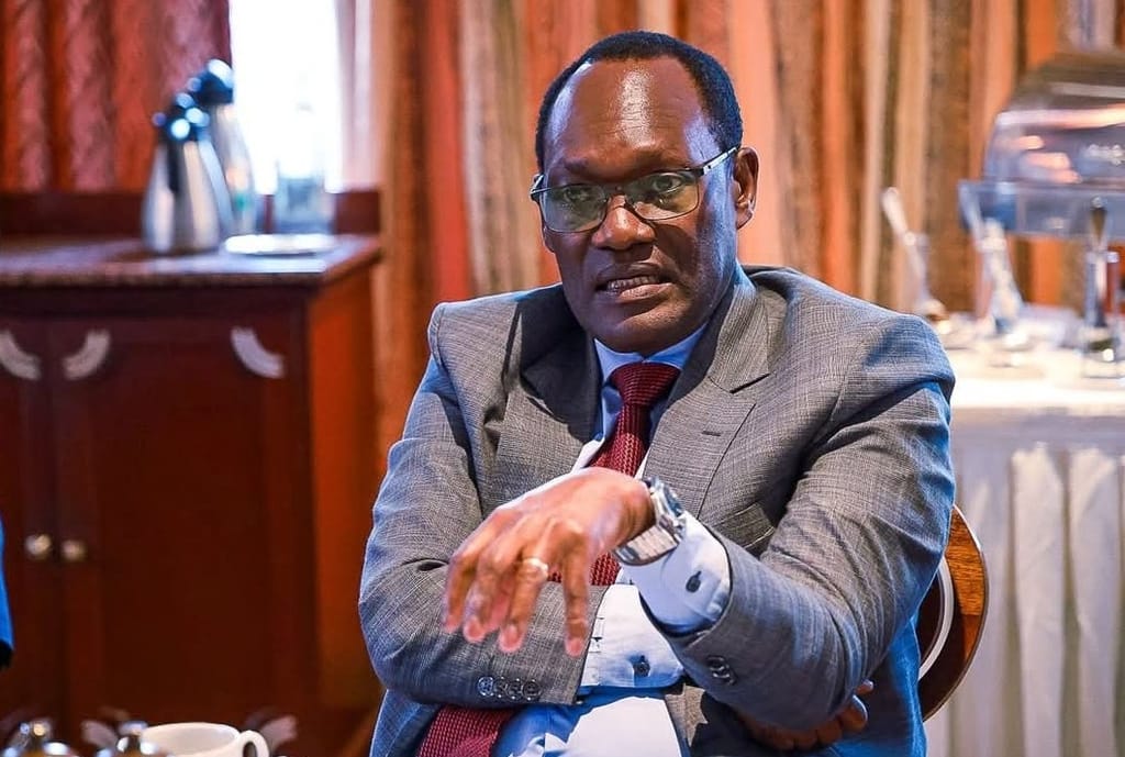 The Principal Secretary National Treasury Chris Kiptoo
