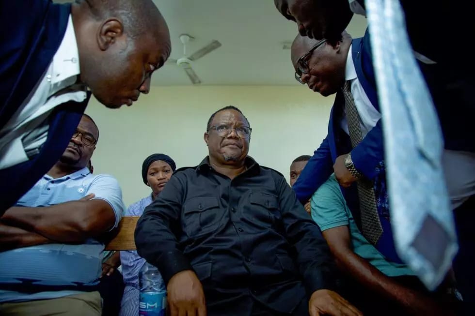 Tanzanian opposition leader Tindu Lissu faces treason charges ahead of an election in October © ERICKY BONIPHACE / AFP