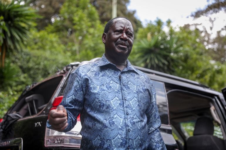 ODM leader Raila Odinga.