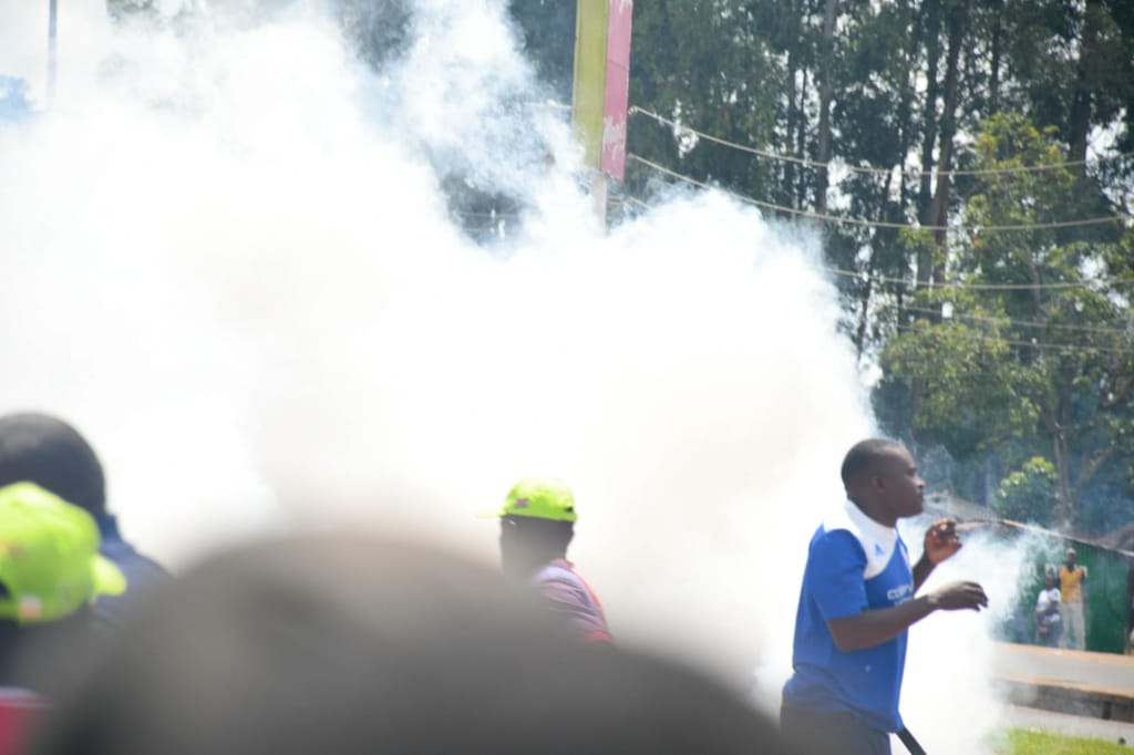 The streets of Kakamega town after police fired teargas to disperse supporters of Democracy for the Citizens Party on May 24, 2025.