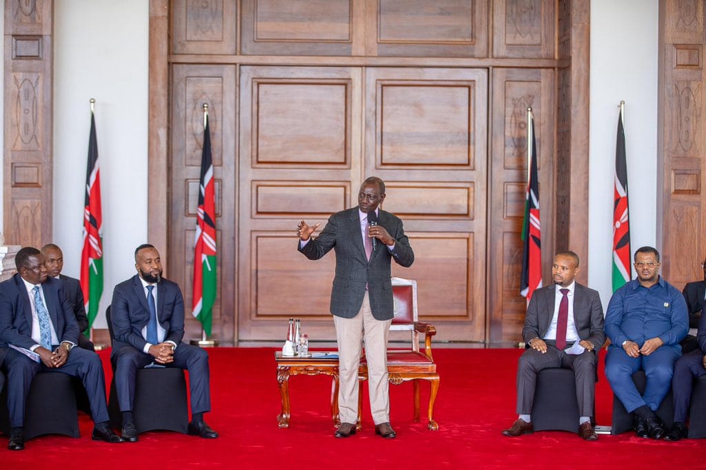 President Ruto addressing the coastal region at State House Nairobi.