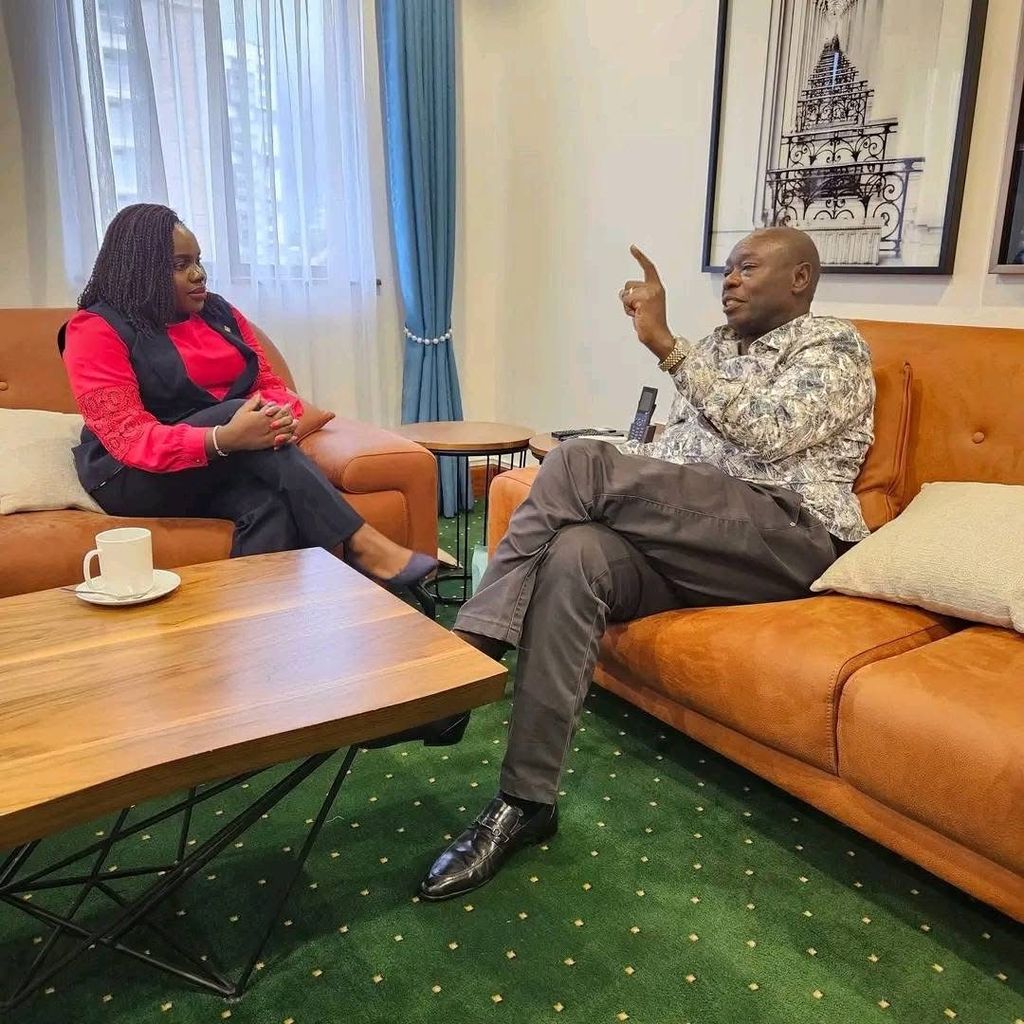 Grace Nduta having conversation with Rigathi Gachagua in the past.