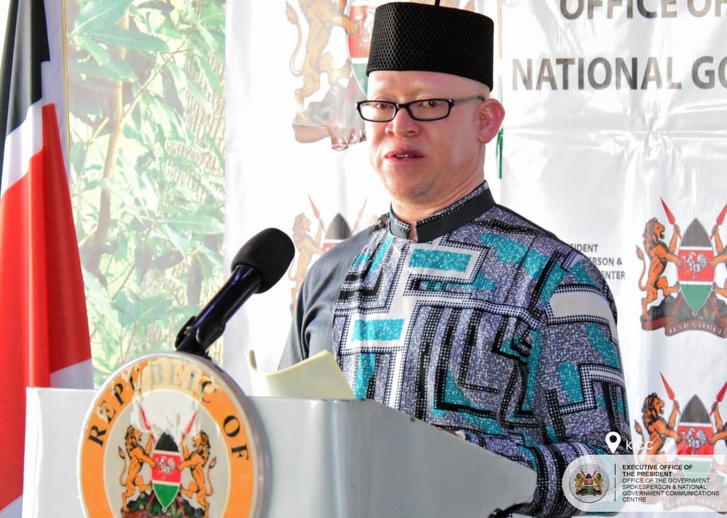 Isaac Mwaura, Government Spokesperson.