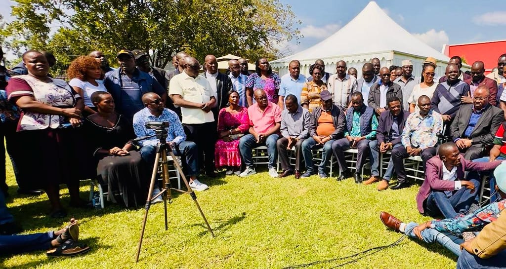 Caucus of Bungoma leaders who endorsed Wanyonyi’s bid.