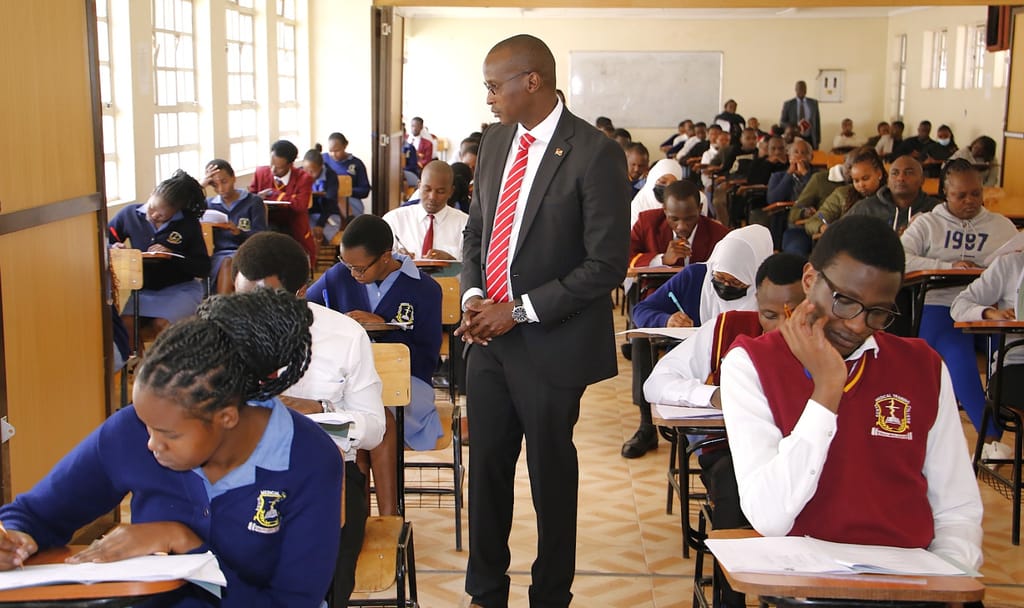 CEO Dr. Kelly Oluoch during one of the trainings.
