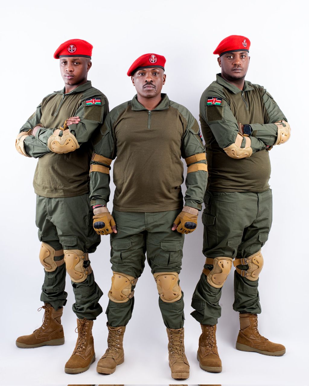 FBI movement members pose for a photo in military fatigues. (Photo: DCI)