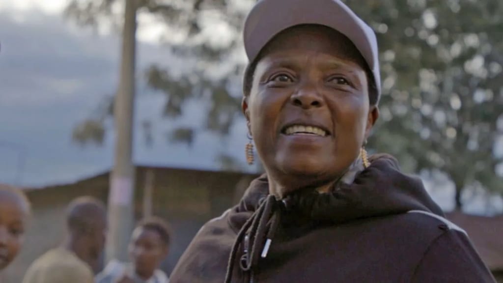 As part of her outreach work, Baby Girl hands out condoms on the streets near Lake Naivasha in Nakuru county