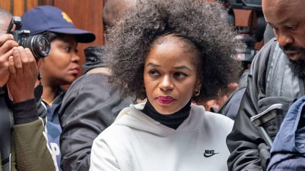 Nandipha Magudumana, seen here in court in 2023, was a celebrity skin doctor