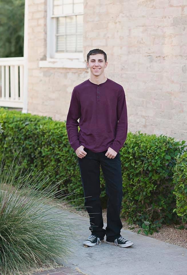 A photo of Tyler Robinson posted on his mother, Amber Jones Robinson's, Facebook page. Facebook/Amber Jones Robinson