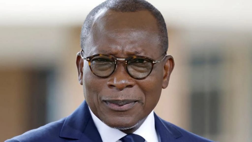 President Patrice Talon, a businessman known as the "king of cotton", has said he intends step down next year after two terms in office