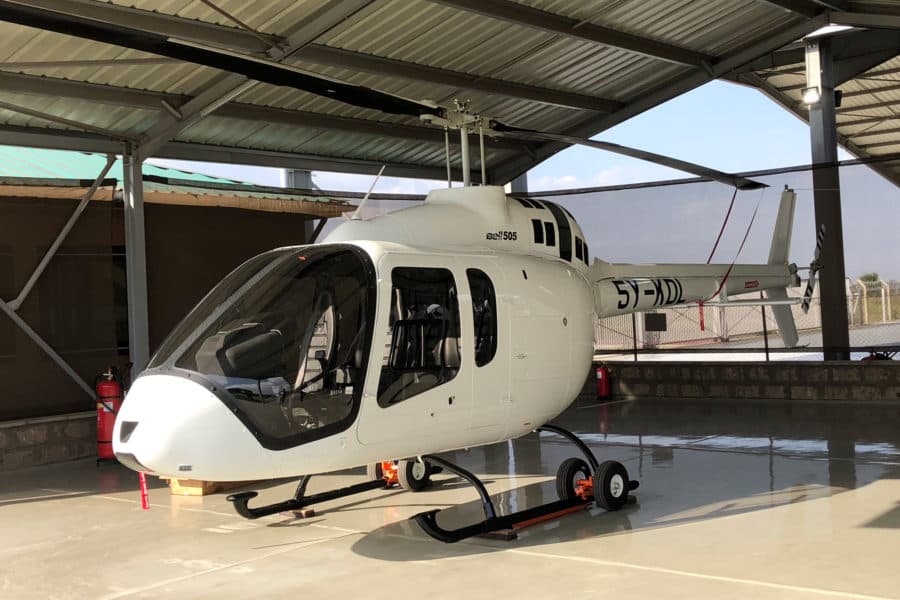 Ruto’s Linked Company, KIDL Helicopters Buys A New Chopper And His Sixth, Bell 505 The First In Africa