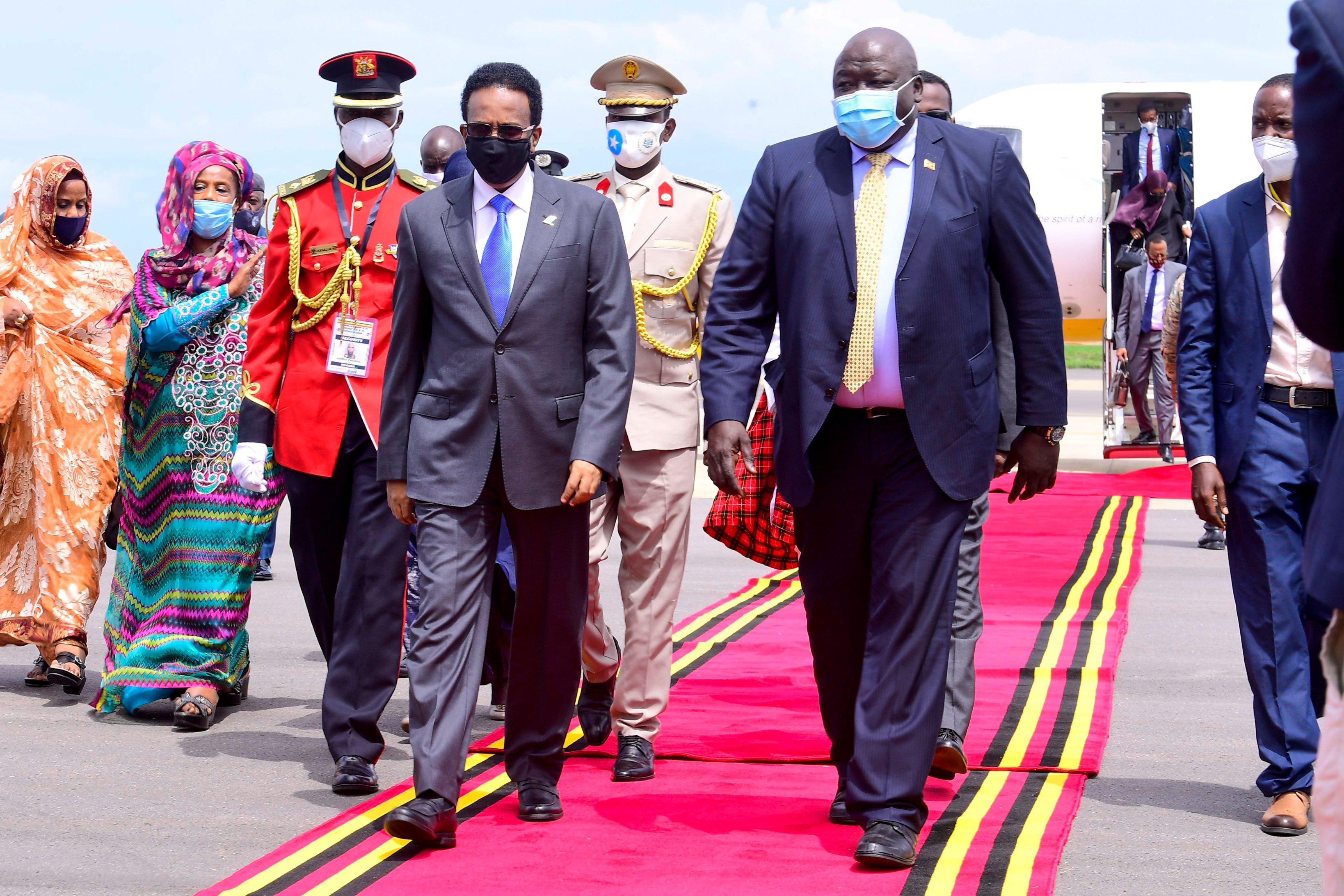Presidents from war-torn countries in Kampala for Museveni oath