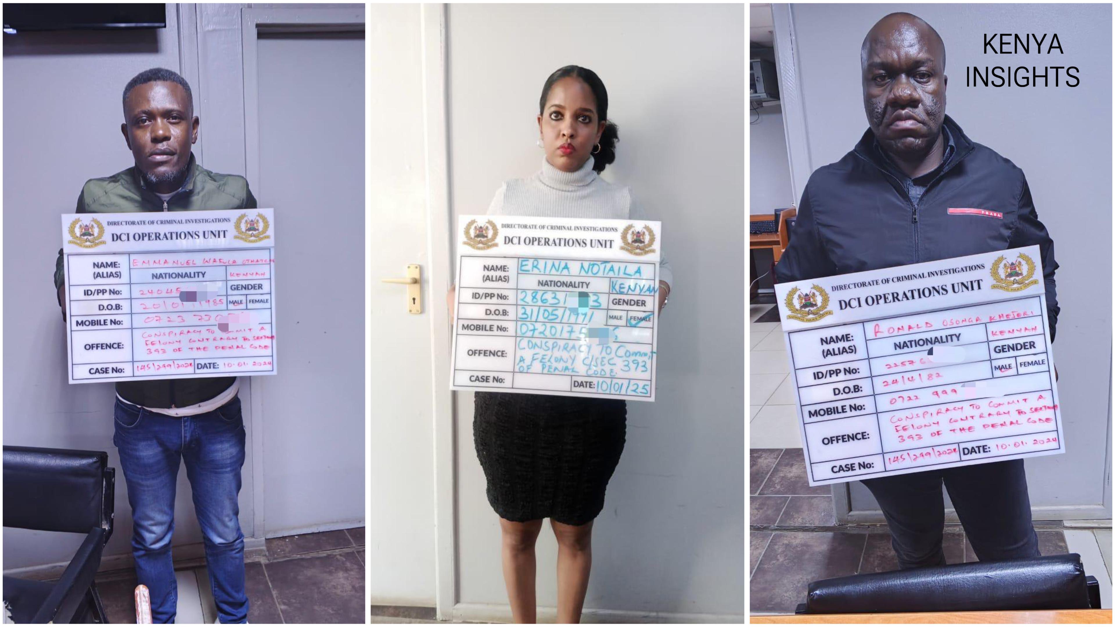 DCI Arrests 14 Scammers In USD 1.3M Fake Gold Swoop