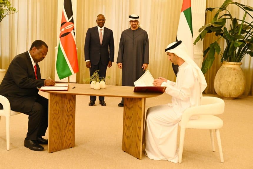 Ruto Inks Historic Trade Deal With UAE