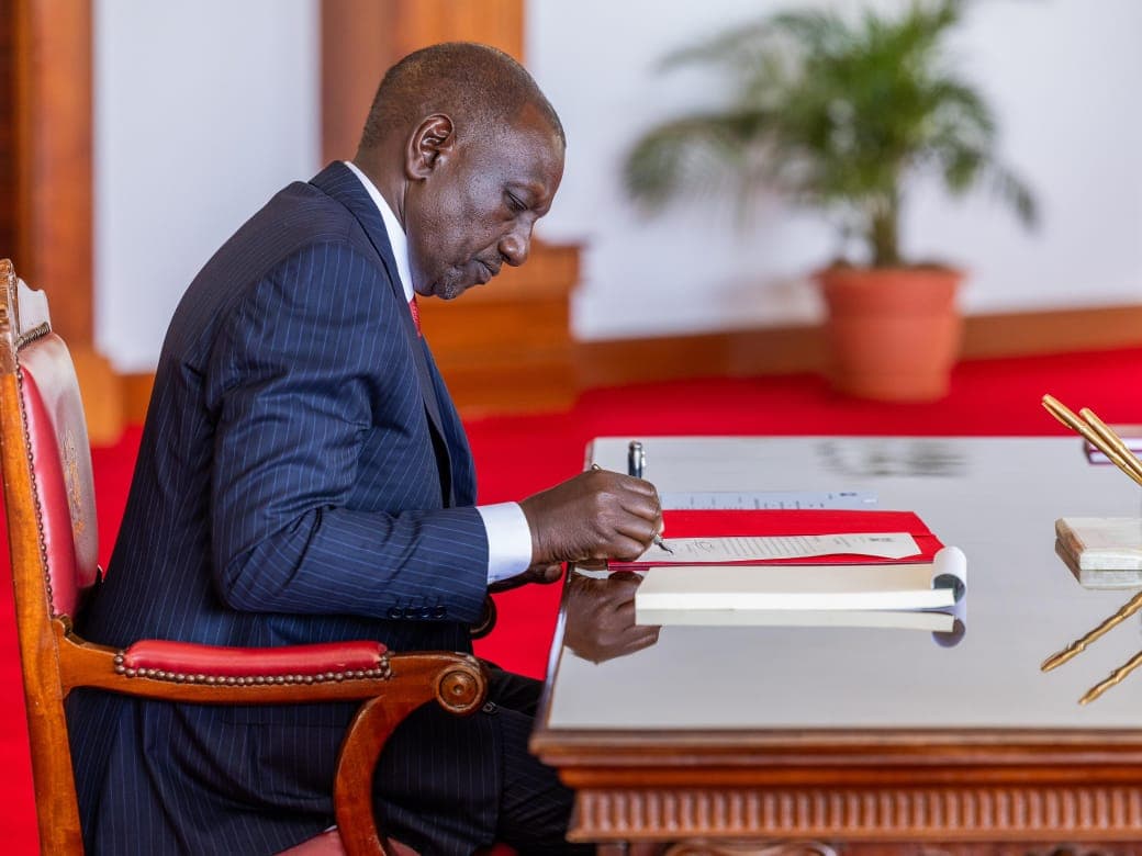 Inside Controversial Bills Ruto Signed Into Law On The Day Raila Died and The Online Backlash