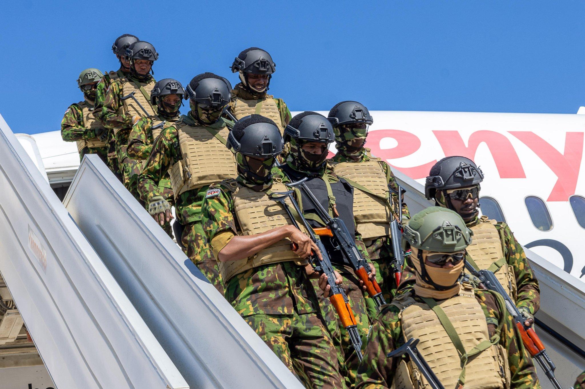 In Photos: Arrival Of The 3rd Contingent of Kenyan Police In Haiti