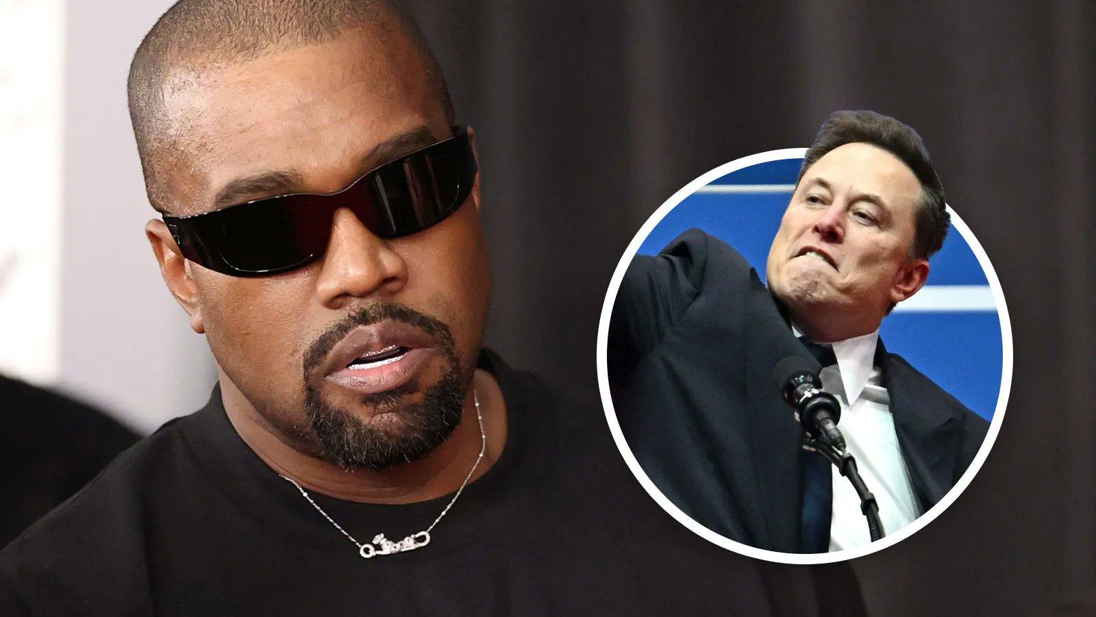 Elon Musk Unfollows Kanye West On X