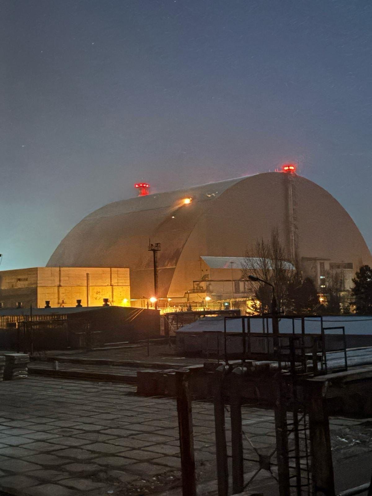 Russian Drone Attack Strikes Chernobyl Nuclear Plant
