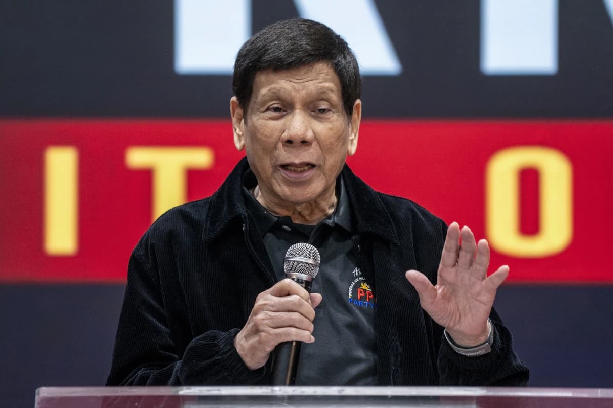 Former Philippines President Rodrigo Duterte Arrested on ICC Warrant For Crimes Against Humanity