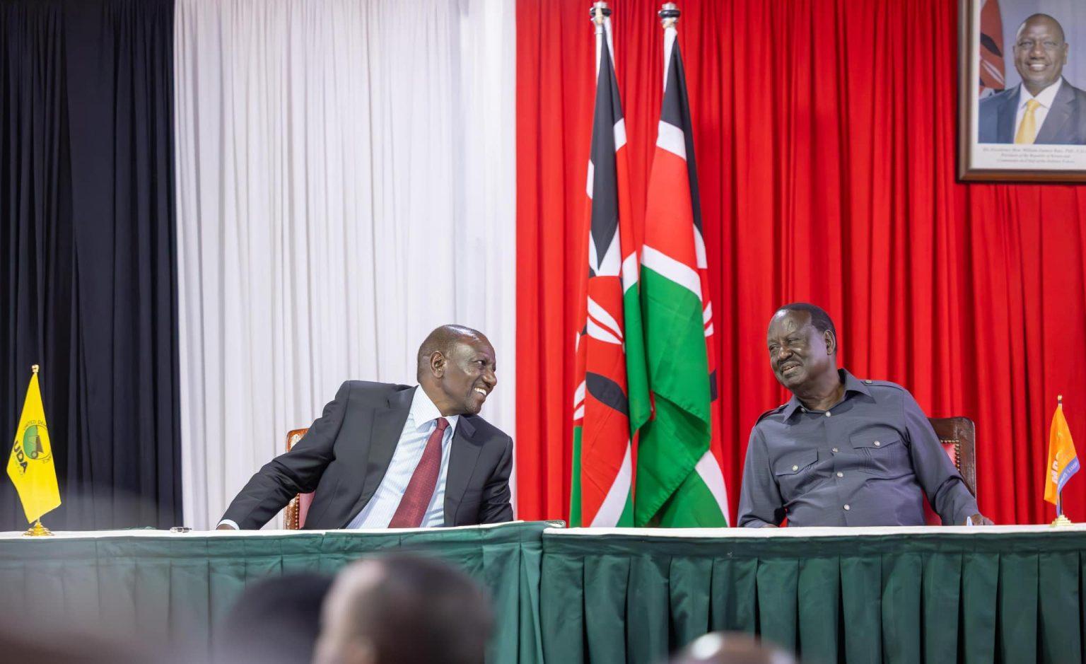 Ruto Hails Raila as the Most Patriotic Leader in Kenya