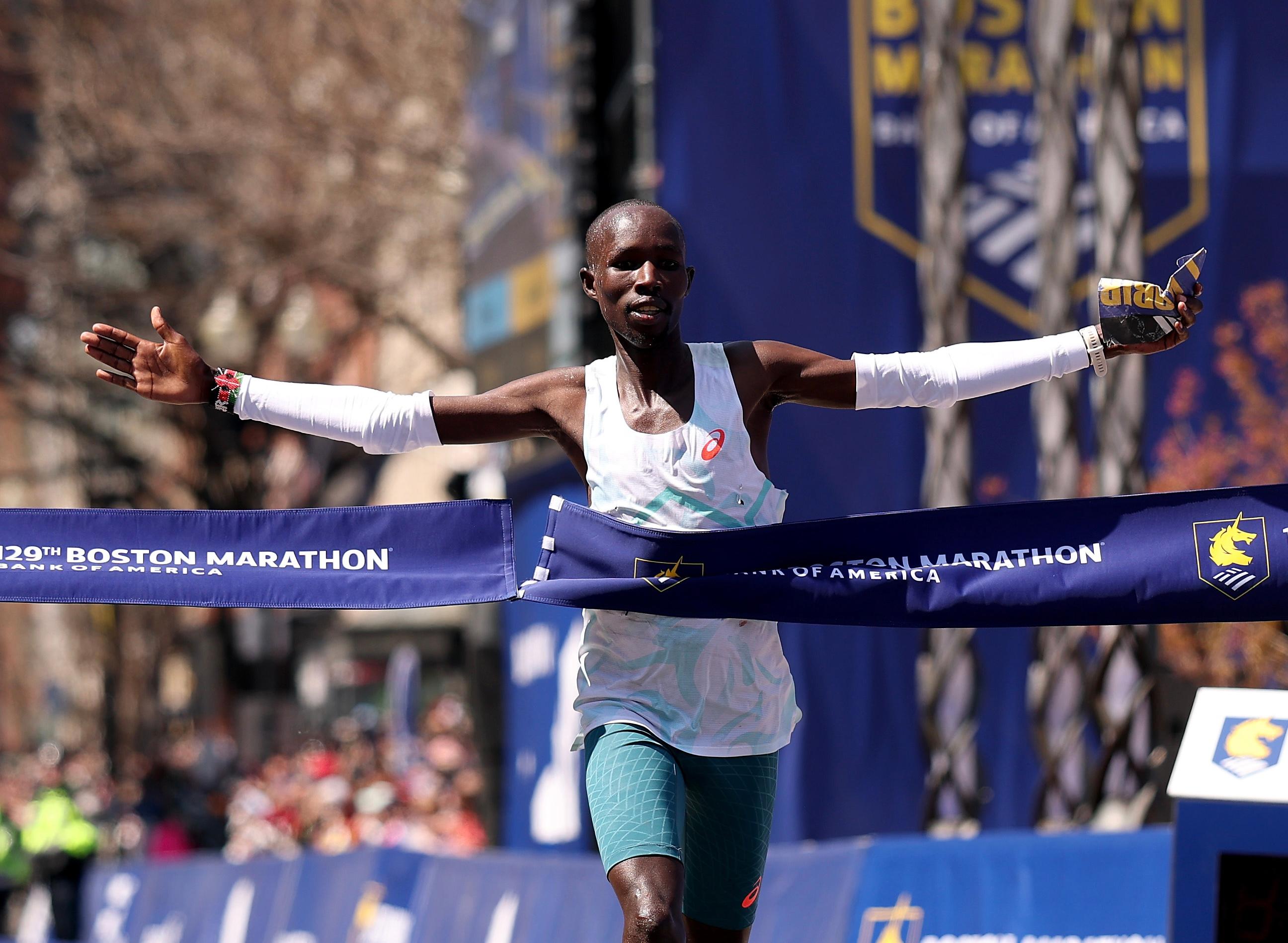 Korir Wins Boston After Early Tumble, Lokedi Denies Obiri ‘Three-Peat’