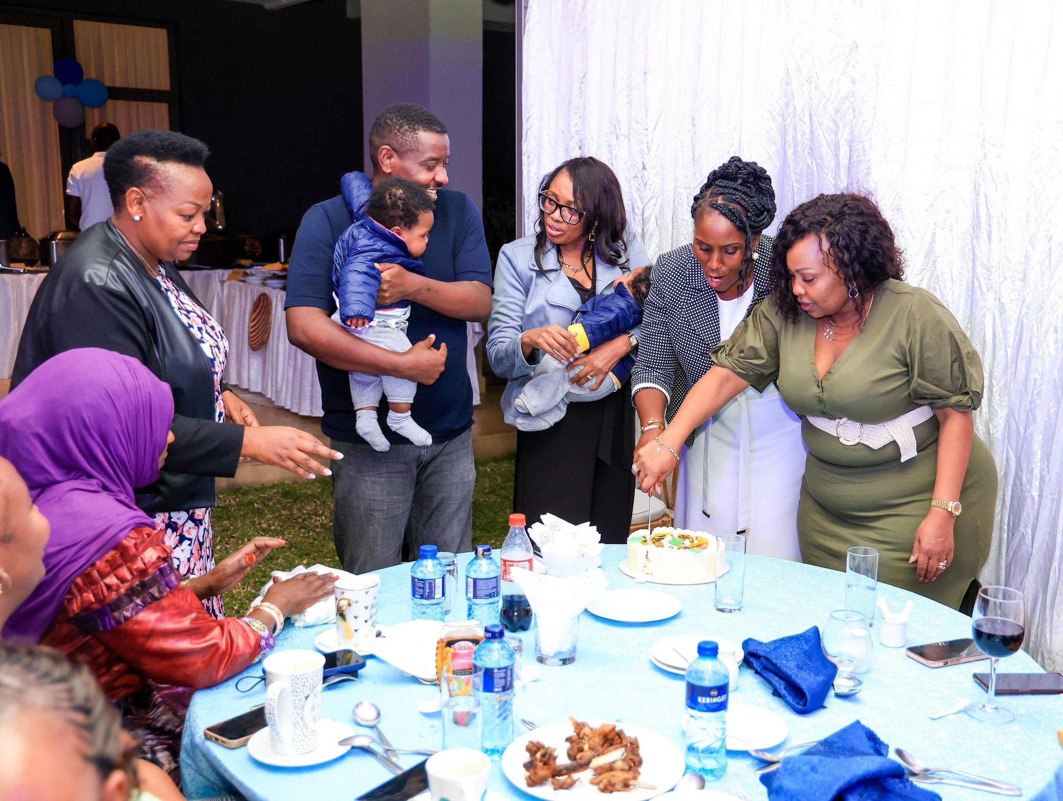 PHOTOS: Governor Kihika Returns to Kenya After Extended US Stay, Celebrates Twins With Homecoming Party