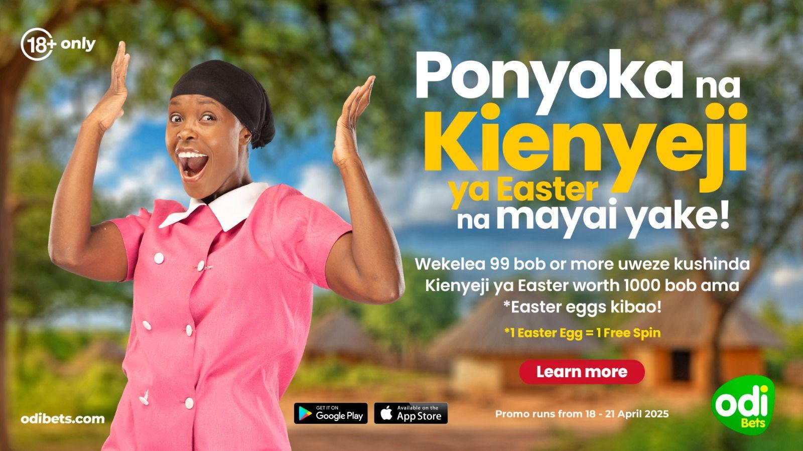 Ponyoka na Kienyeji ya Easter na Mayai Yake – Odibets surprise to customers