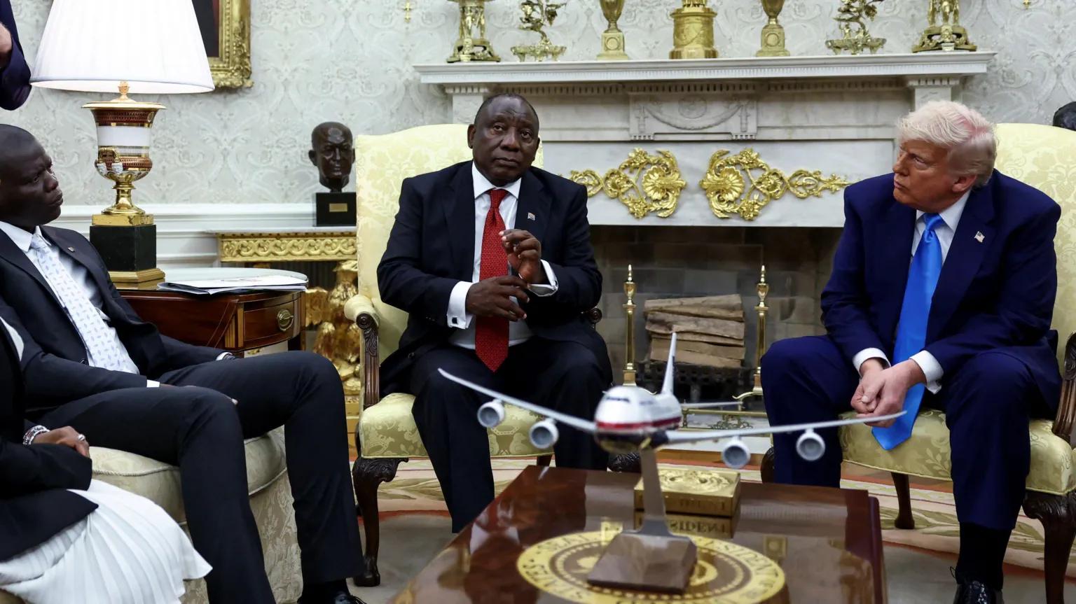 Ramaphosa Keeps Cool During Trump’s Choreographed Onslaught