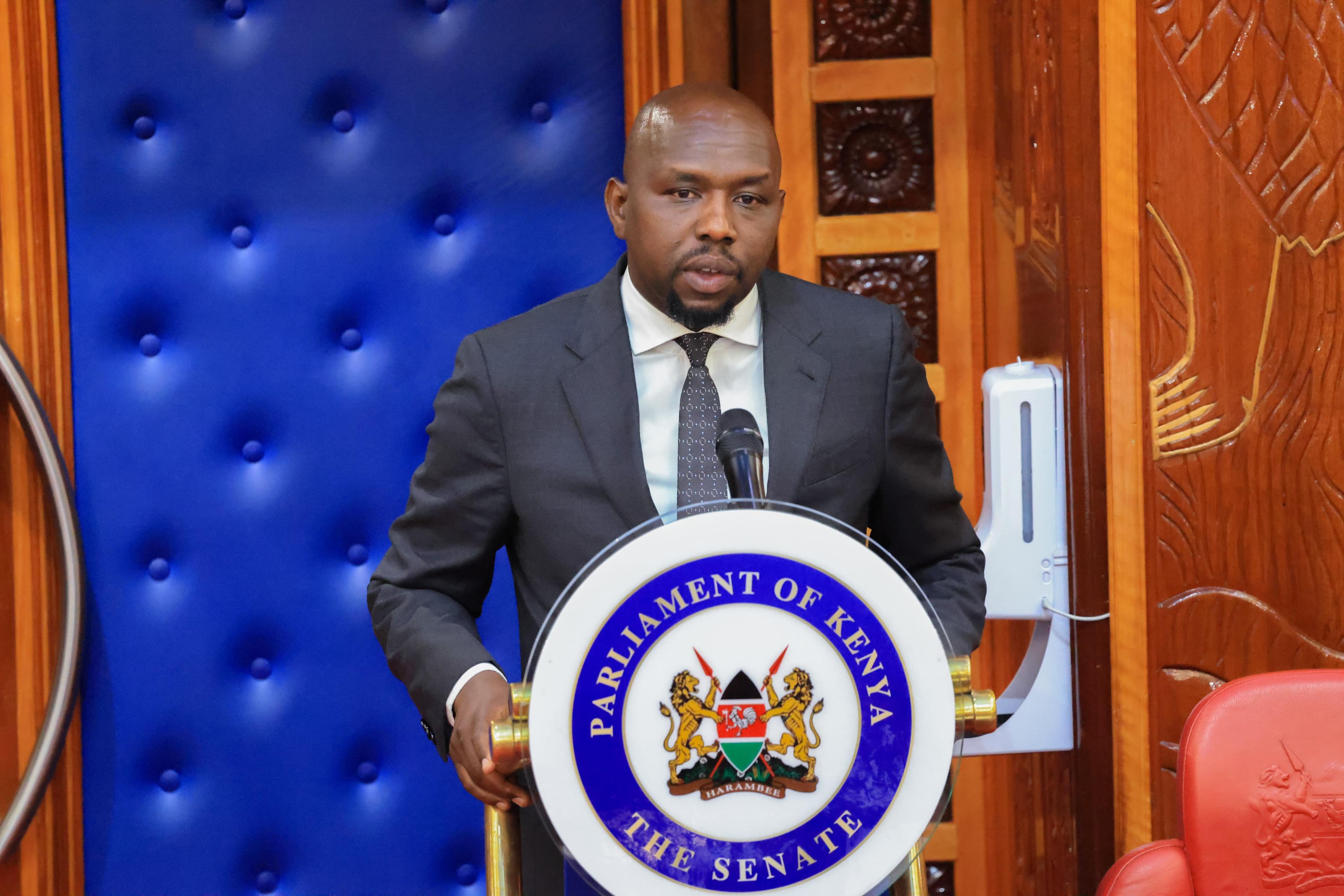 Senate Suspends Sitting As Murkomen Comes Under Fire During Grilling on Albert’s Death