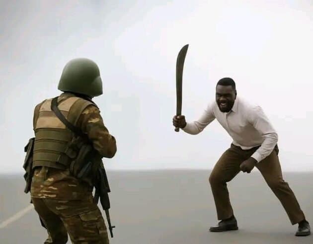 Man In Viral Video Chasing Police With Panga Charged in Nakuru Court