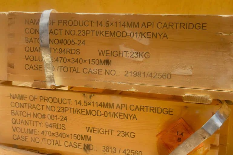 Evidence Shows Kenya-Branded Arms Found in Sudan War Zone
