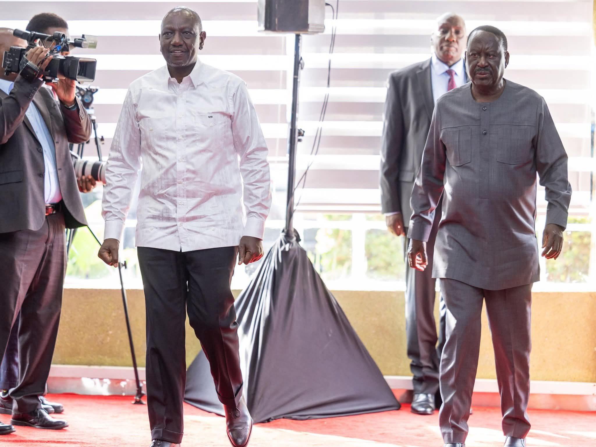 Raila’s Strategic Appearance at Executive Retreat With Ruto Signals Deepening Role in Broad-Based Government