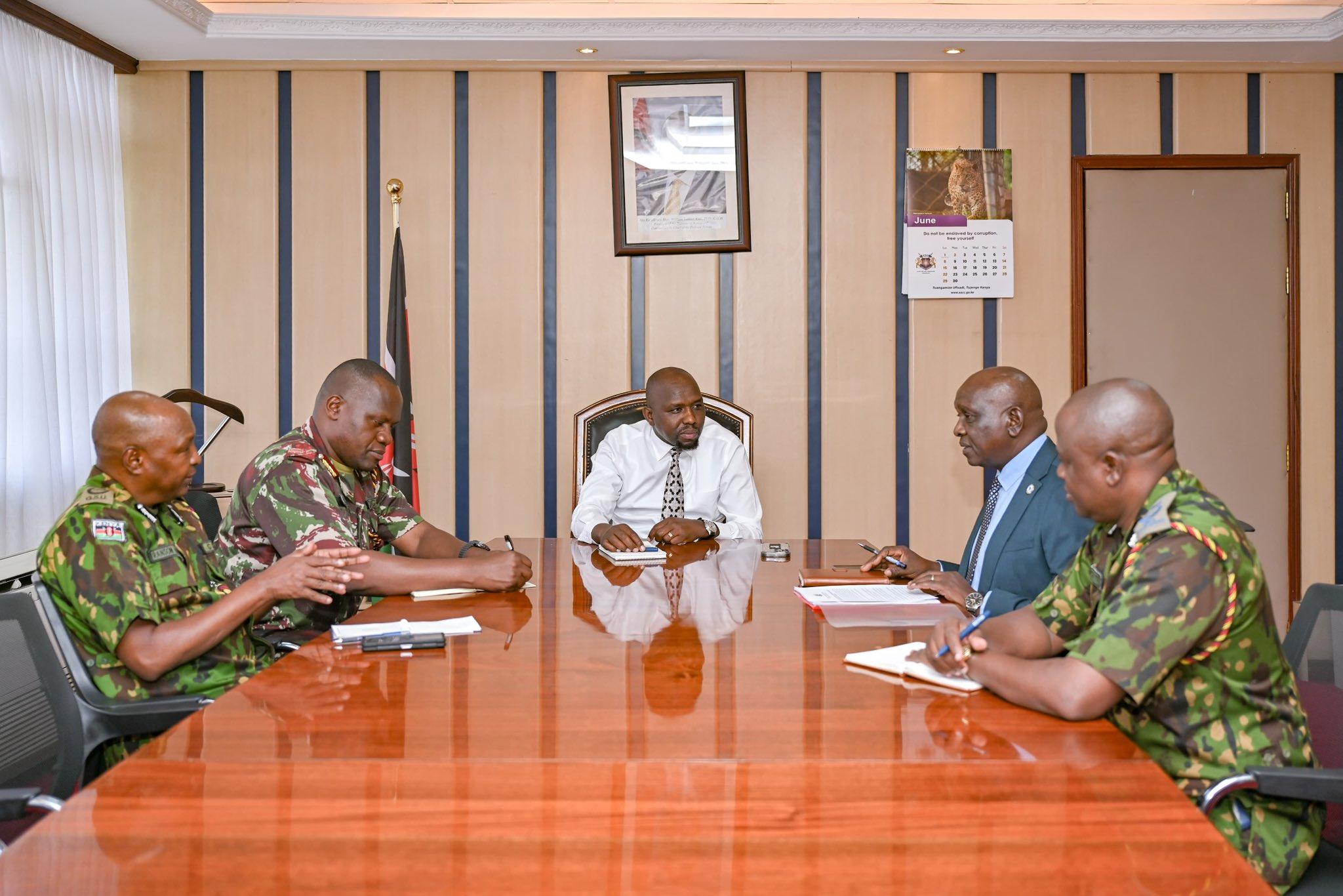 Police Will Be Ruthless on Armed Protesters, CS Murkomen Warns
