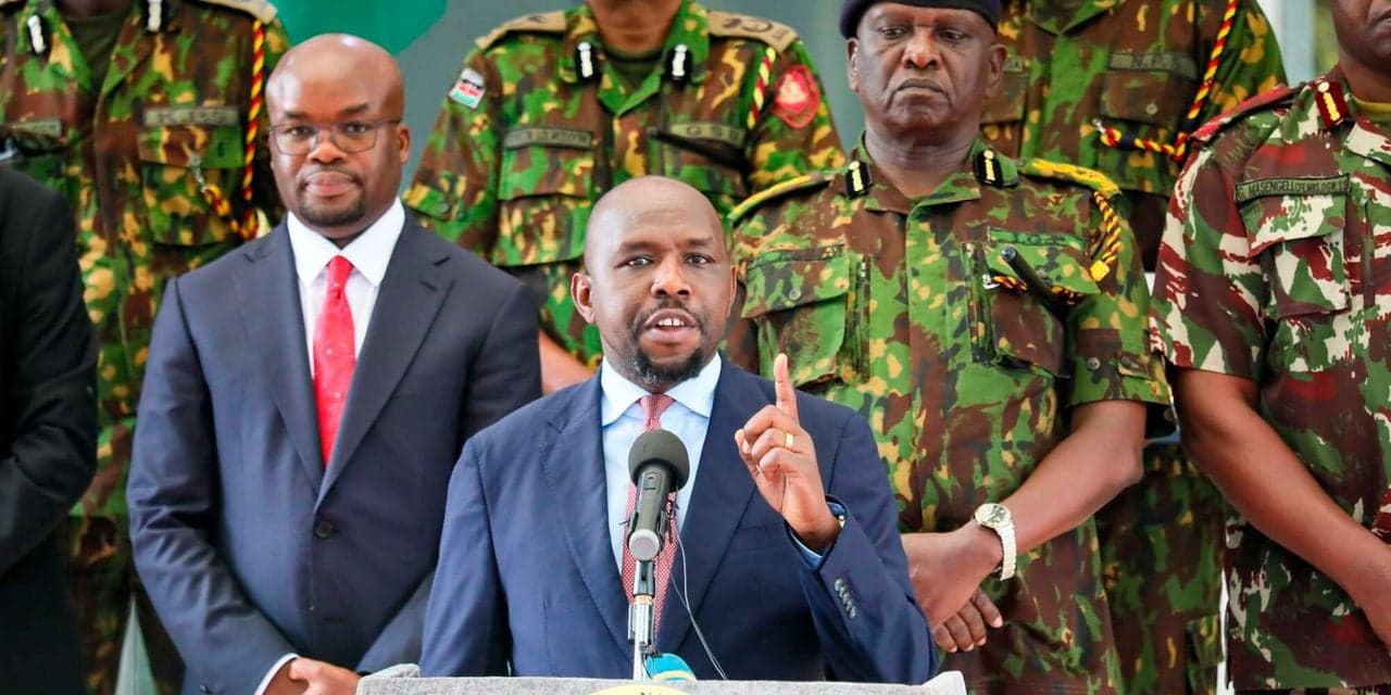 Murkomen Directs Police To Be Ruthless With Protesters Who Resort To Violence During Saba Saba