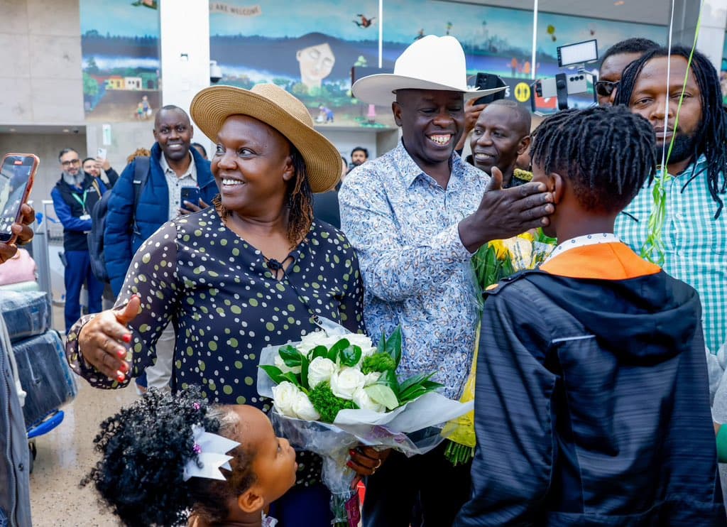 PHOTOS: Gachagua Lands in Seattle to Kick Off Two-Month US Tour