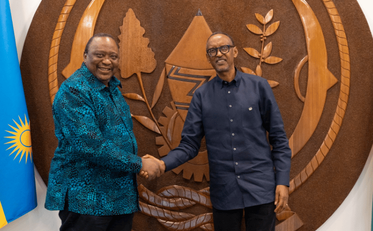 Uhuru Arrives in Rwanda For DRC Peace Talks