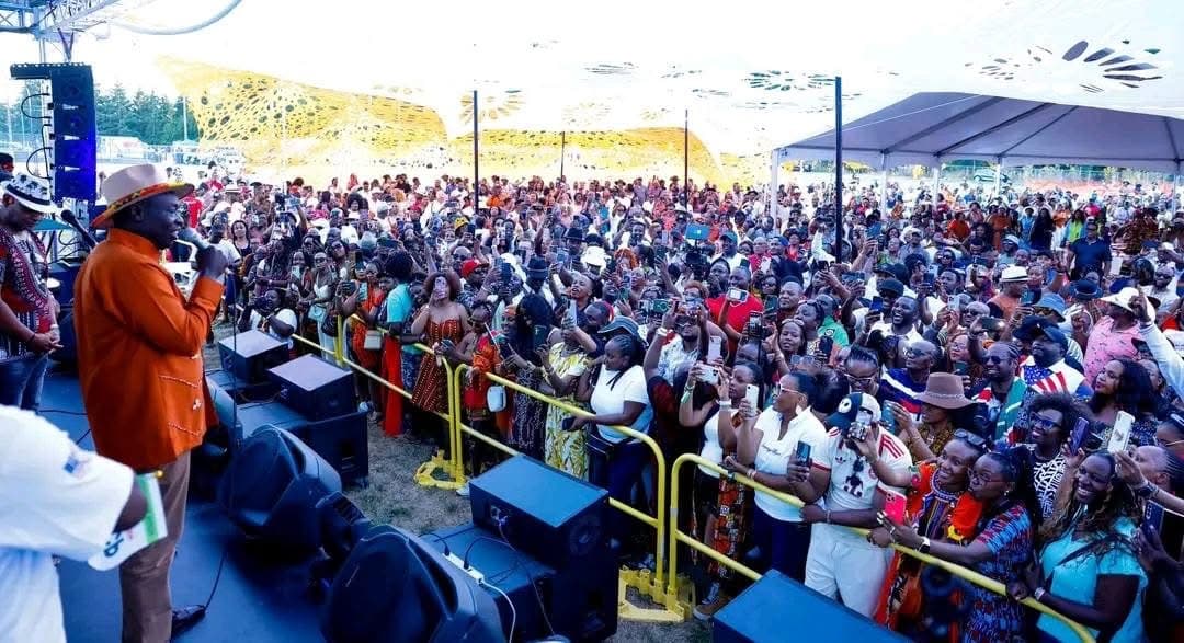 Wantam Chants Rent Air As Gachagua Graces Ngemi Festival in Seattle, USA