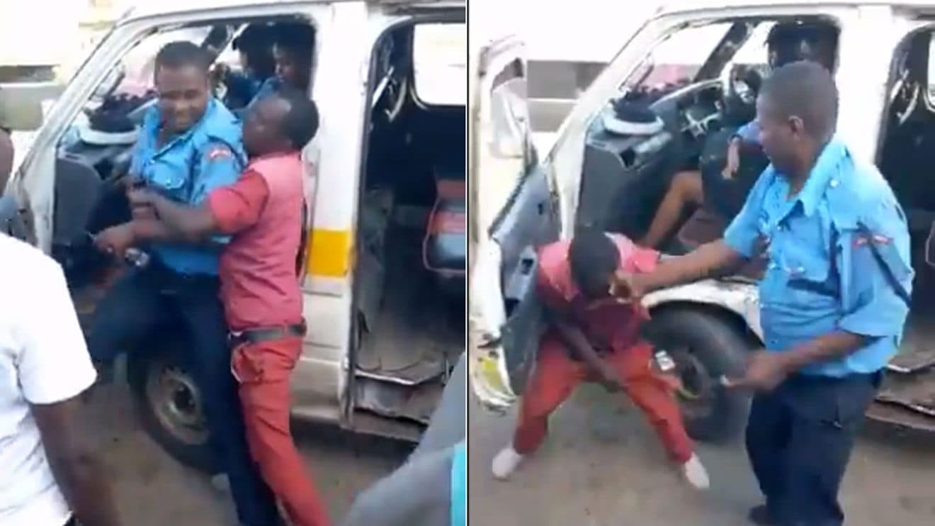Kiambu Town Brought to a Standstill as Makanga, Traffic Cop Exchange Hot Blows