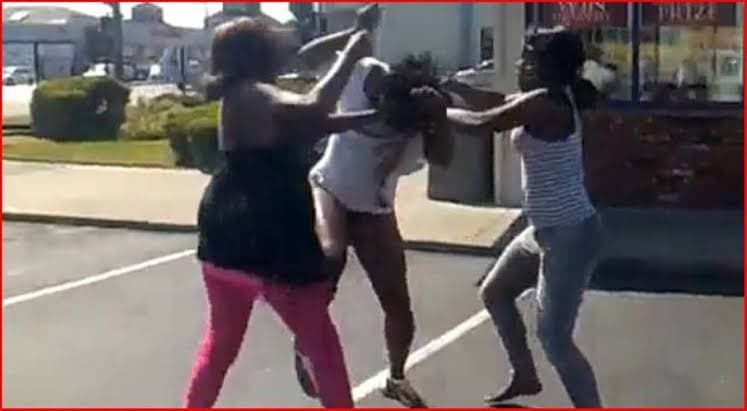 Drama in Nakuru Town as Two Women Fight Over Poor but Handsome 21-Year-Old Man