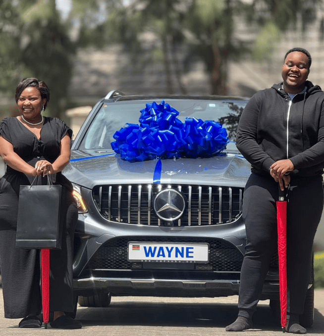 PHOTOS: Millicent Omanga Gifts Son Mercedes-Benz GLC-Class For His 20th Birthday