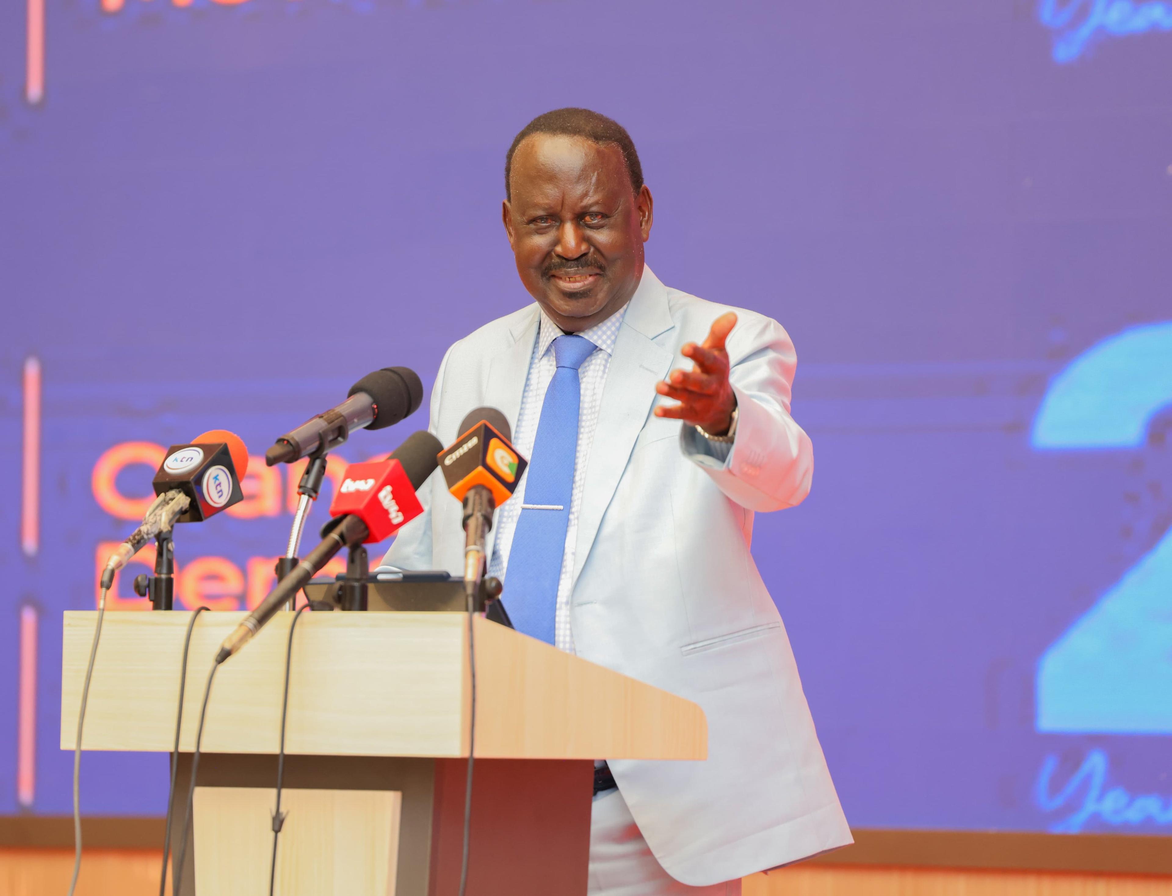 Shame On You, They Were Going To Improve The Airport Not Take It, Raila Tells Off Adani Deal Critics