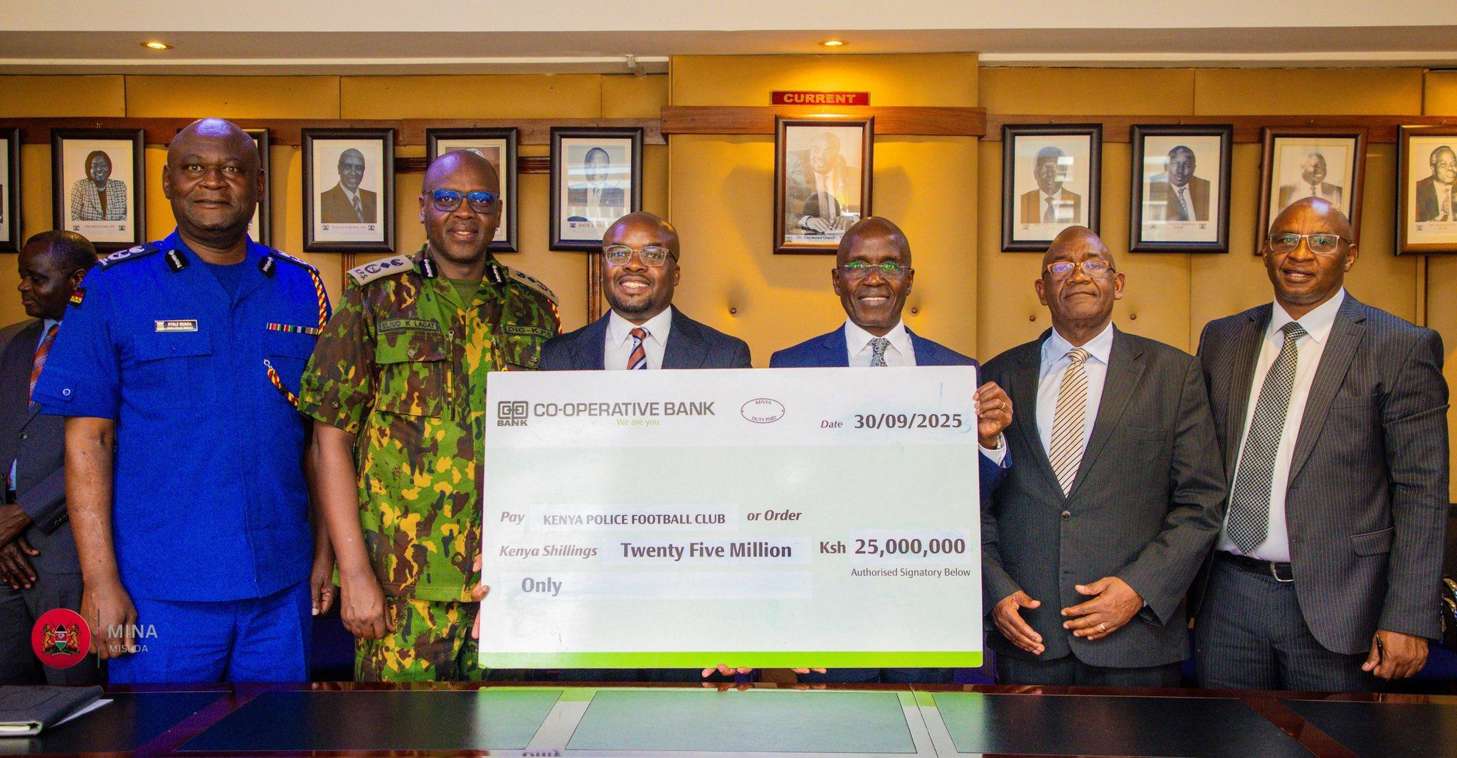 Kenya Police FC Lands KSh 25 Million Sponsorship from Co-op Bank
