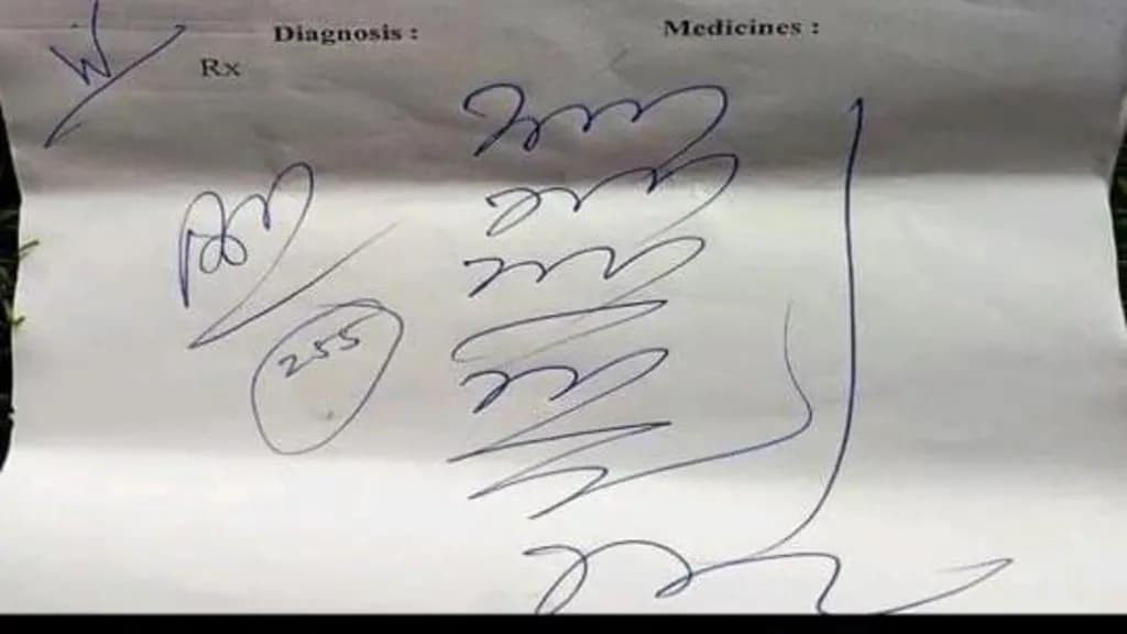 Indian Court Tells Doctors To Fix Their Handwriting