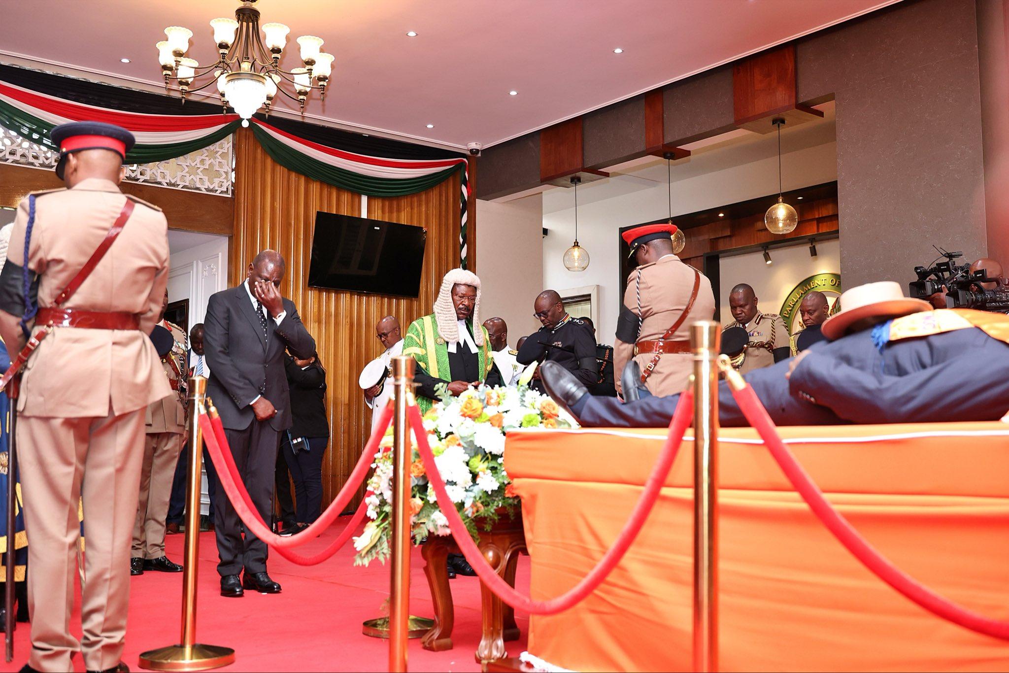 President Ruto’s Tribute To Raila Odinga During State Funeral at Nyayo Stadium